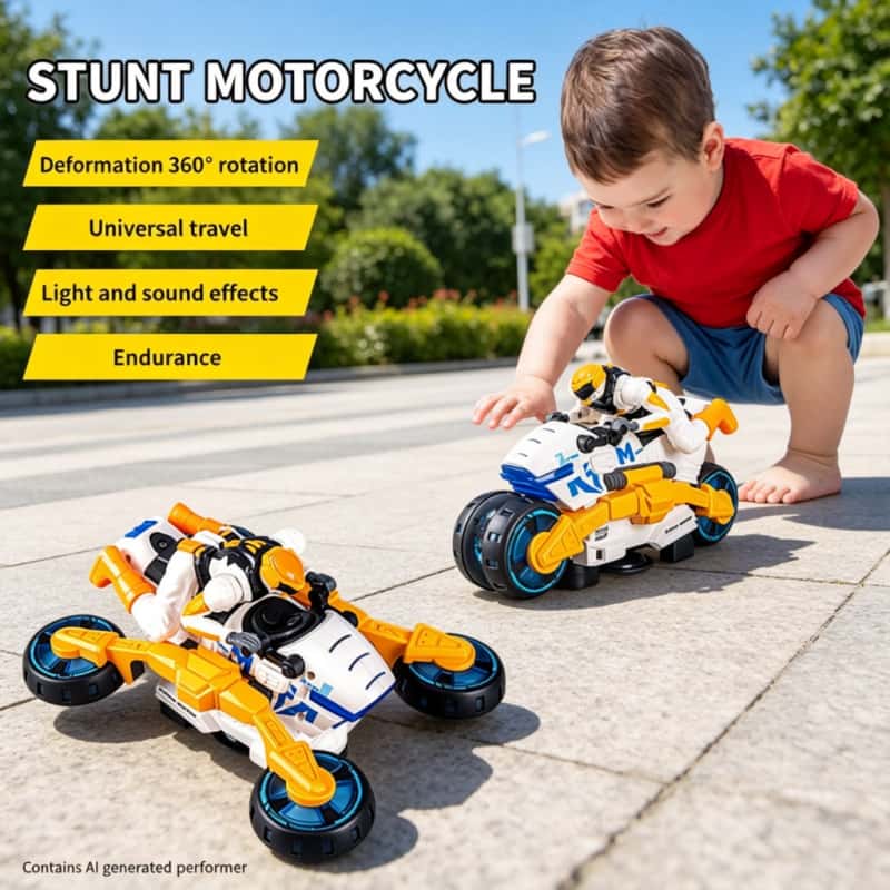Novelty Gifts - Moto Elettrica Trasformabile per Bambini, Giocattolo