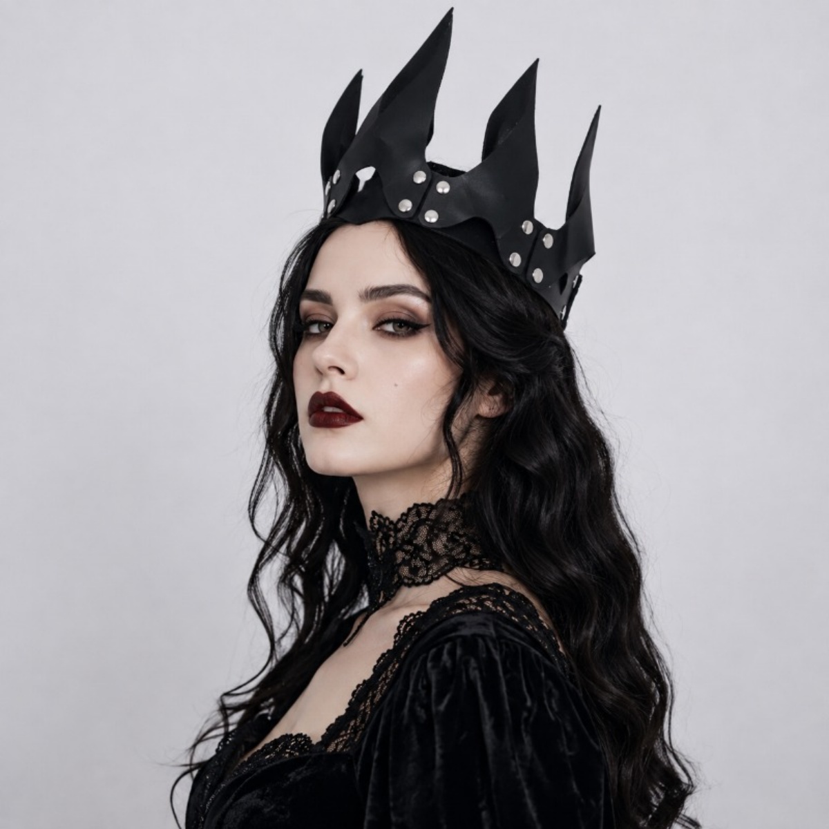 Costumes - Corona con fiamme per Halloween, accessorio