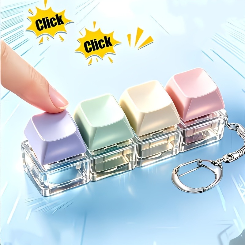 Novelty Gifts - 1 pz. Portachiavi antistress, ideale per
