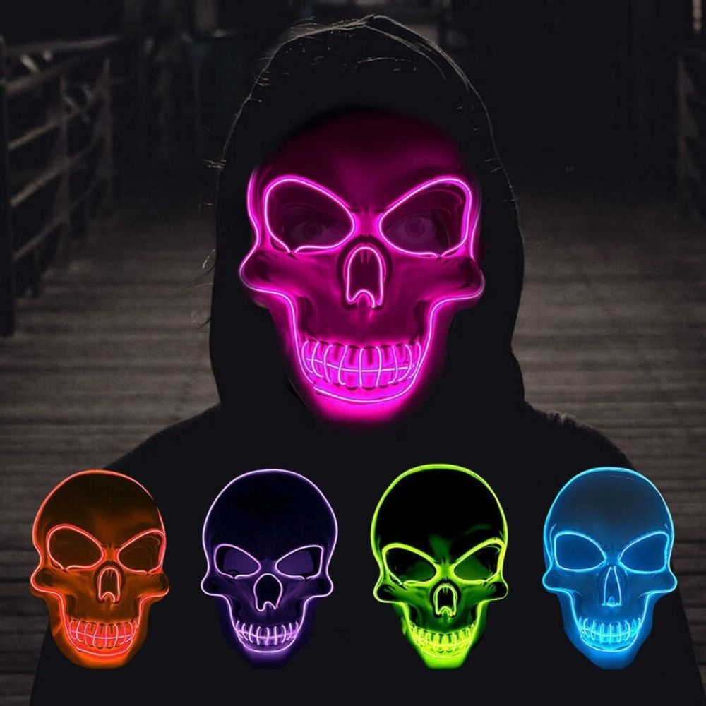 Maschera Teschio Horror di Hal - Led Purge Mask Halloween recensione e prezzo