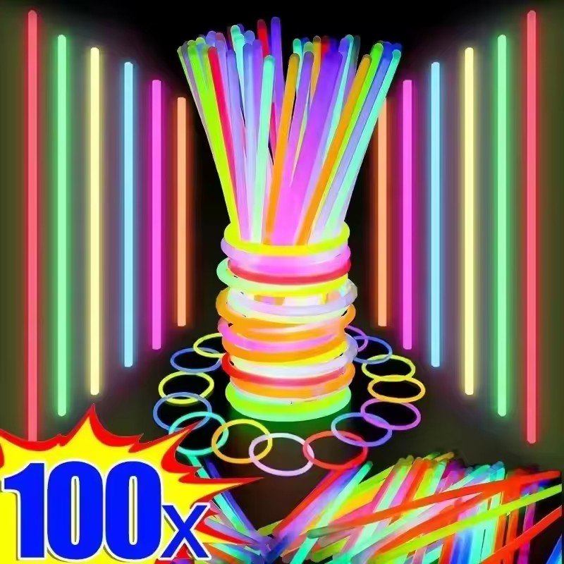 50/100 pz Bastoni di Fluoresce - Glow In The Dark Party Glasses recensione e prezzo